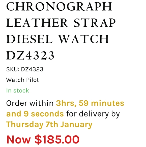 🎊 Diesel Watch. - Picture 10 of 10